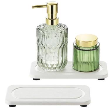 Imagem de Bandeja de pedra absorvente de água Homdiva para pia, pacote com 2 uni