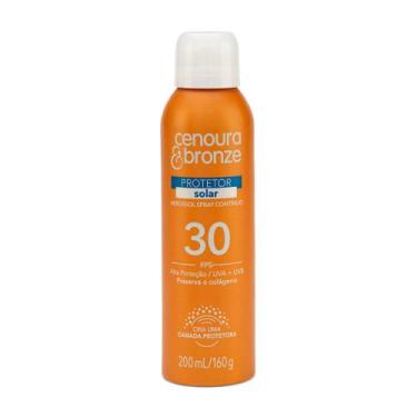 Imagem de Protetor Solar Aerossol Cenoura e Bronze FPS 30 200ml - Cenoura & Bron