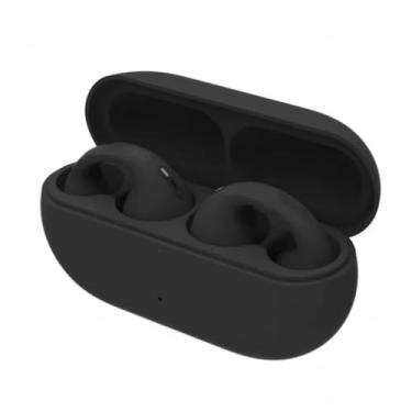 Imagem de Fone De Ouvido Earcuffs Condução De Ossos Sem Fio Bluetooth Auriculares TWS Earbuds (Preto)