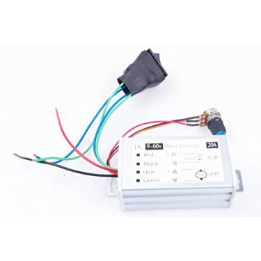 Imagem de KNACRO Controlador de velocidade do motor CC Módulo de controle do motorista DC 9V-60V 12V 24V 36V 48V 60V Regulador modulador de largura de pulso do motor 20A 1200W PWM Monitor regulador de