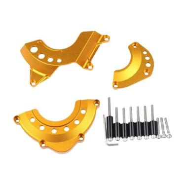Imagem de Mqetly Capa protetora de motor de motocicleta, capa protetora deslizante contra colisões, peças de reposição, de proteção de motor premium para Z900RS Z900, Ouro