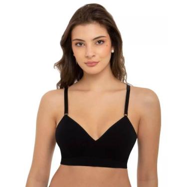 Imagem de Sutiã Com Bojo Trifil C4935 Decote V, Eg, Preto