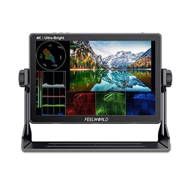 Imagem de FEELWORLD LUT11S 10,1 polegadas 2000 nit Ultra Brilhante SDI Touch Screen DSLR Câmera Field Monitor com Vectorscope em Forma de Onda 3D Lut Sensor de Luz Automático HD 1920x1200 3G SDI 4K Saída HDMI