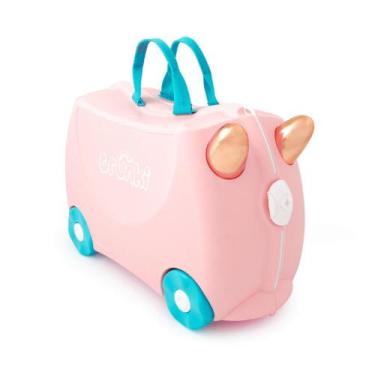 Imagem de Mala Infantil Com Rodinha Flossi o Flamingo Trunki