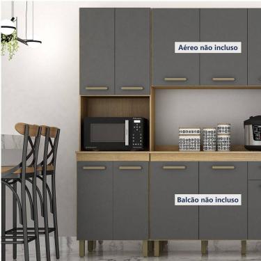 Imagem de Paneleiro com Nicho 4 Portas São Luis Valdemoveis