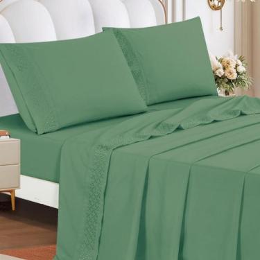 Imagem de Jogo De Cama Imperiale King 100% Algodao 300 Fios Super Macio - De Luc