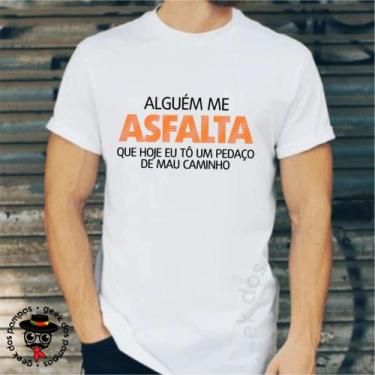 Imagem de Camiseta Alguém me Asfalta - Mina Store, Branco, G1