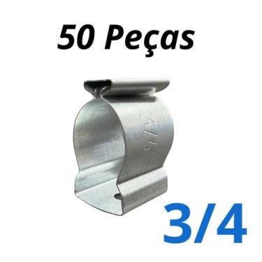 Imagem de Abracadeira Tipo D Cunha 34 Aço Carbono 50 und - PRMIUS