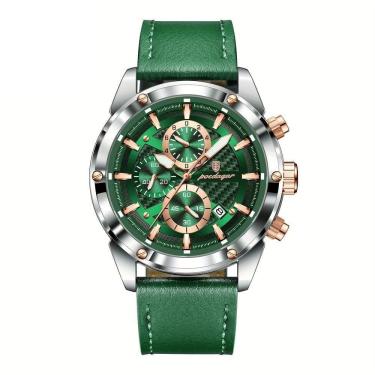 Imagem de Relógio De Pulso Masculino Com Movimento Quartzo Design Esportivo Verde