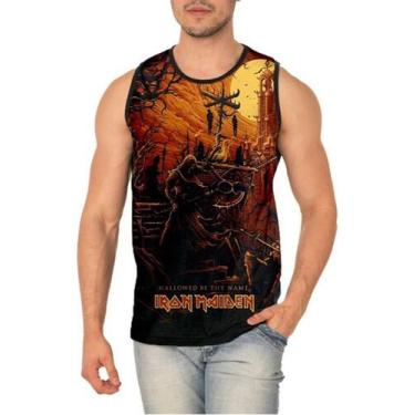 Imagem de Camiseta Regata Iron Maiden Ref:138 - smoke, Preto, XG