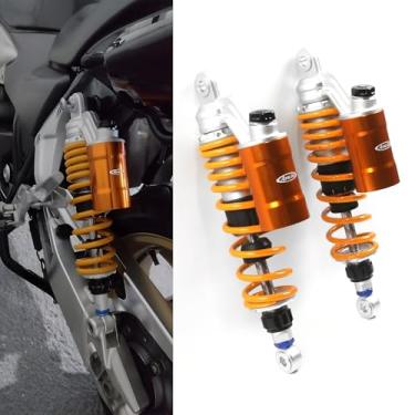 Imagem de Arashi Amortecedores Carregados com Nitrogênio 360 mm/14" Suspensão Traseira para Triumph Bonneville Street Twin 2016-2017, T100 2017-2021 T120 16-20, Street Scrambler 17–20, Acessórios para