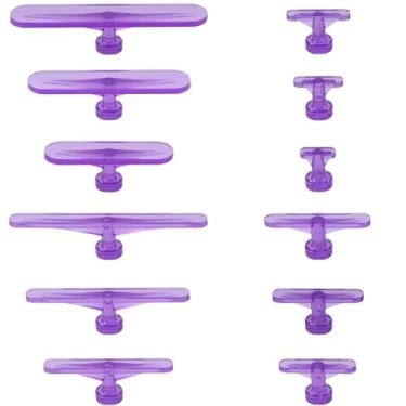 Imagem de OMYZERO Abas para extrator de amassados, 12 peças de abas de remoção de amassados de carroceria, ferramenta de reparo de amassados sem pintura, abas de cola com ventosa de gelo para reparo de