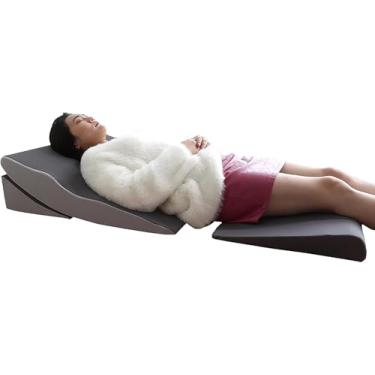 Imagem de Travesseiro De Cunha Para Refluxo ácido Para Dormir, 3pcs Conjunto De Travesseiros Ortopédicos Para Dormir, Travesseiro De Cunha Ajustável Para Dormir, Ler, Descansar