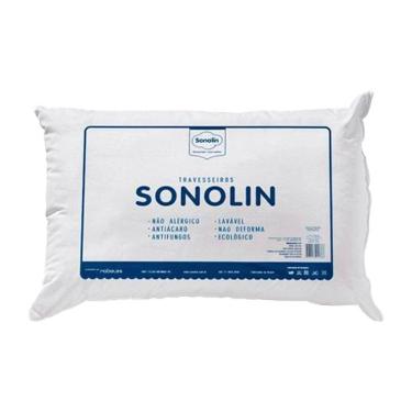 Imagem de Travesseiro Sonolin Prime Em Fibra Siliconada 50x70cm Branco