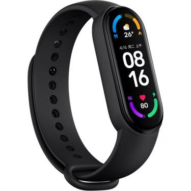 Imagem de Pulseira para Relógio Preta, compatível com Mi Band 1, alta qualidade