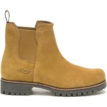 Imagem de Chaco Bota feminina Fields Chelsea impermeável, Camurça mostarda, 40