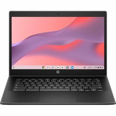 Imagem de HP Chromebook com tela sensível ao toque Fortis G1i de 14 polegadas - Full HD - Intel N-Series N150-8 GB - Memória Flash de 64 GB - Teclado inglês - Preto Jet - Smart Buy - Chip Intel - LTE Advanced