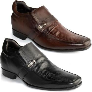 Imagem de Sapato Rafarillo Vegas Alth Aumenta 7cm Couro Original 3284, 40, Mascu