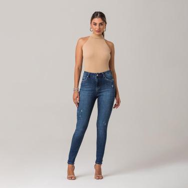 Imagem de Calça Jeans Feminina Skinny Básica Lisa Disparate-Feminino