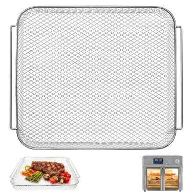 Imagem de GCQFZ Cesta de fritadeira a ar para forno de fritadeira a ar Kalorik MAXX 26 litros 10 em 1 combo de fritadeira de ar de bancada, 12,5 × 10,6 × 1,3 pol. Acessórios de peças de reposição, para