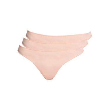 Imagem de Kit com 3 Calcinhas Fio Dental Hope 37840, Bege, G