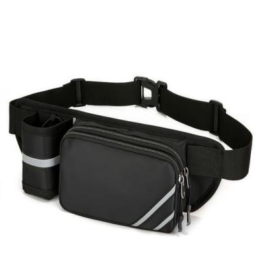 Imagem de CXLZENGH Pochete expansível de corrida de 10 L, para homens e mulheres, à prova d'água, para caminhadas, com suporte de garrafa removível, cinto ajustável para ciclismo, cães, caminhadas, viagens