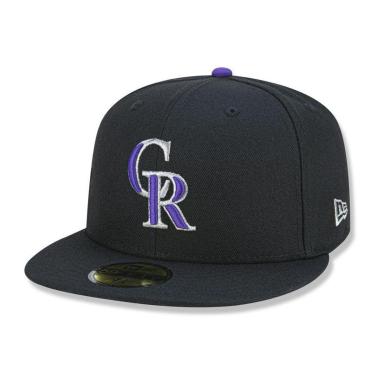 Imagem de Boné Colorado Rockies 5950 Game Cap Fechado Preto - New Era-Unissex