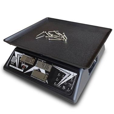 Imagem de Balança Contadora Ramuza 6kg/2g Bivolt Cristal Preta Com Bateria