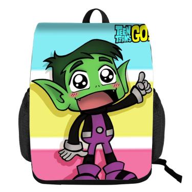Imagem de Mochila escolar infantil Mochila escolar Teens Titans Kids