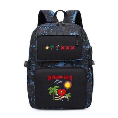 Imagem de Mochila Uns Veranos Sins Tis Cartoon Kids School 31x18x44cm