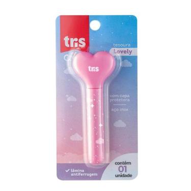 Imagem de Tesoura com Capa Protetora Lovely Tris - Rosa