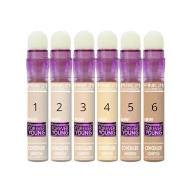 Imagem de Corretivo Pink21 – Alta Cobertura, Acabamento Natural, Longa Duração (03)