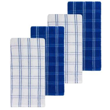 Imagem de Kit 4 Panos De Prato Camesa Chess 45 x 65 cm, AZ-BRAZ