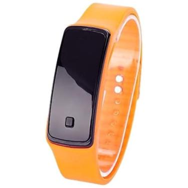 Imagem de ZJchao Relógio Esportivo Digital LED Relógio de Pulso Eletrônico Com Pulseira de Silicone Termômetro Alarme Data Luz Noturna para Homens Mulheres Atividades Ao Ar Livre Caixa (Preta)