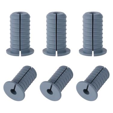 Imagem de 6un Passa-Cabos de 19mm para Starlink, Buchas Passagem Cabos Parede Dividida Kit Roteamento Cabos Antiderrapante para Fios Ethernet/TV Acessórios Proteção à Prova d'Água (Cinza)