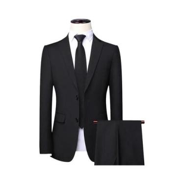Imagem de Terno Masculino De Cor Sólida De Alta Qualidade Para Negócios, Moda, B