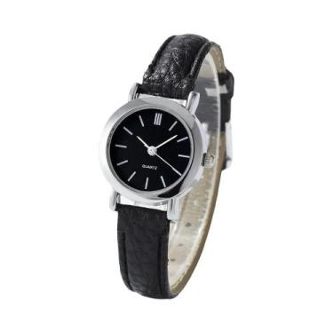 Imagem de Relógio feminino moda pequena árabe relógios de quartzo pulseira de co