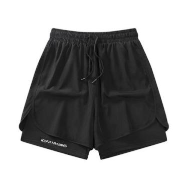 Imagem de Shorts De Basquete Masculinos De Secagem Rápida Em Seda Gelada, Conjun