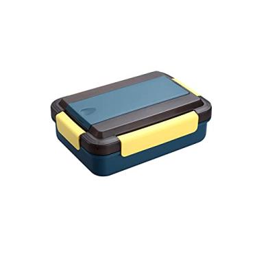 Imagem de Lancheira Material Lancheira Aço Inoxidável Isolada Multi Camadas Lancheira Portátil Lancheira Salada Frutas Recipiente de Alimentos (C)