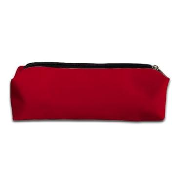 Imagem de Estojo Escolar Tipo Palito em Nylon - Escolha a Sua Cor (Vermelho)