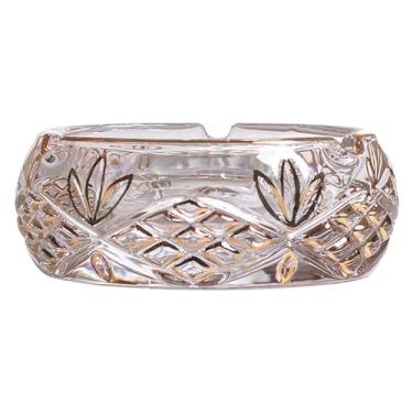 Imagem de cinzeiro de vidro retrô bandeja de cinzeiro de mesa suporte de cinzas para fumantes mesa fumar cinzeiro para decoração de escritório em casa / bandeja (s) (pequeno 11,7 x 5,5 cm)