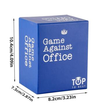 Imagem de Caixas de jogos de cartas contra escritórios, diversão e família para adultos e adolescentes