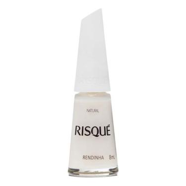 Imagem de Esmalte Risqué Branco Natural Rendinha 8ml, 8ML, Branco