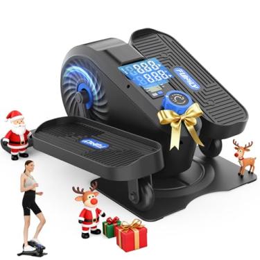 Imagem de FUNMILY elíptico sob a mesa, exercitador de pedal de bicicleta sob a mesa, elíptico sentado, fitness para trabalhar em casa, mini máquinas elípticas, exercitador de pedal portátil para pés e