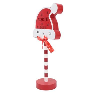 Imagem de ZJchao Candeeiro de Mesa de Natal, LED a Pilhas Pólos Norte Assina Luz Noturna Com Luz Quente, para Decorações de Festa de Lareira de Cabeceira