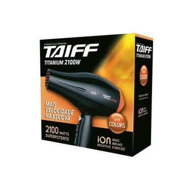 Imagem de Secador De Cabelo Taiff Titanium Colors 2100W - Laranja