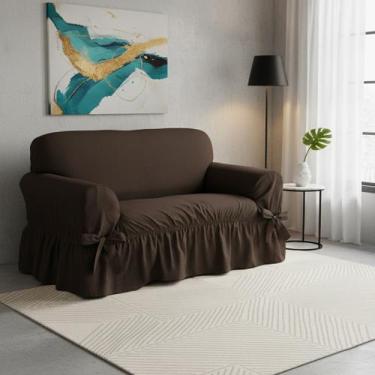 Imagem de Capa De Sofá 2 Lugares Avulso Gorgurão Maquinetado - - Campari Indústr