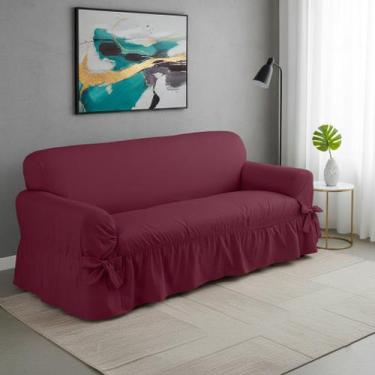 Imagem de Capa De Sofá 3 Lugares Avulso Gorgurão Maquinetado - - Campari Indústr