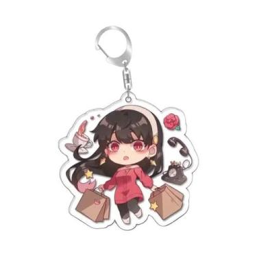 Imagem de Chaveiro Acrílico Kawaii Anime Twilight Anya Yor Bond Forger Becky Bla