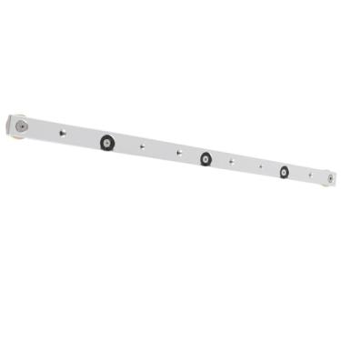 Imagem de Irfora Barra de Esquadria, Barra de Medição Serra Mesa Deslizante, Liga Alumínio, Resistência Forte, Corredor Ajustável, para Trenós Esquadria, Design Simples, Ação (tira deslizante 450)